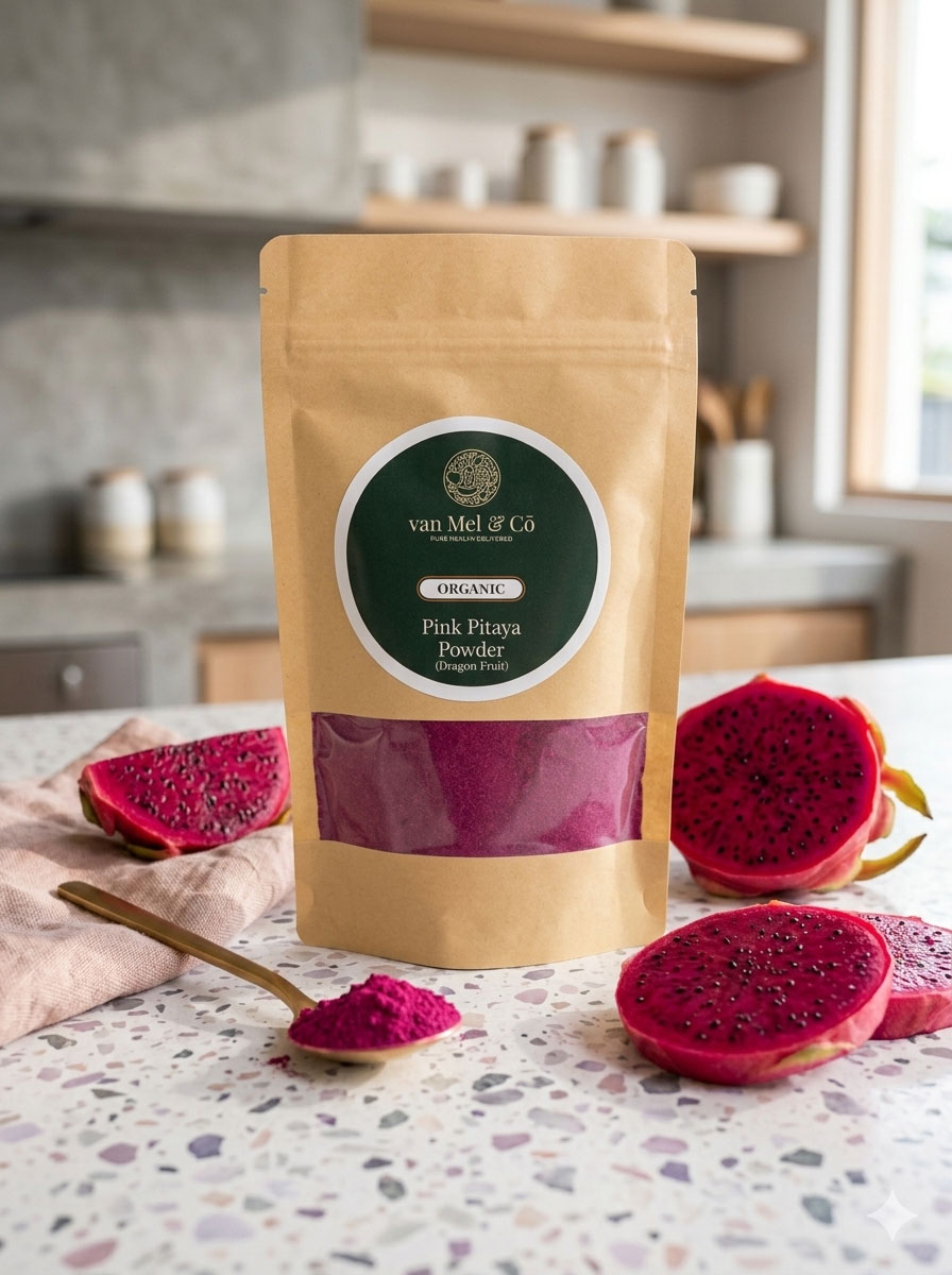 Organic Pink Pitaya (Dragon Fruit) Powder